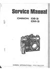 Chinon CM 3 manual. Camera Instructions.